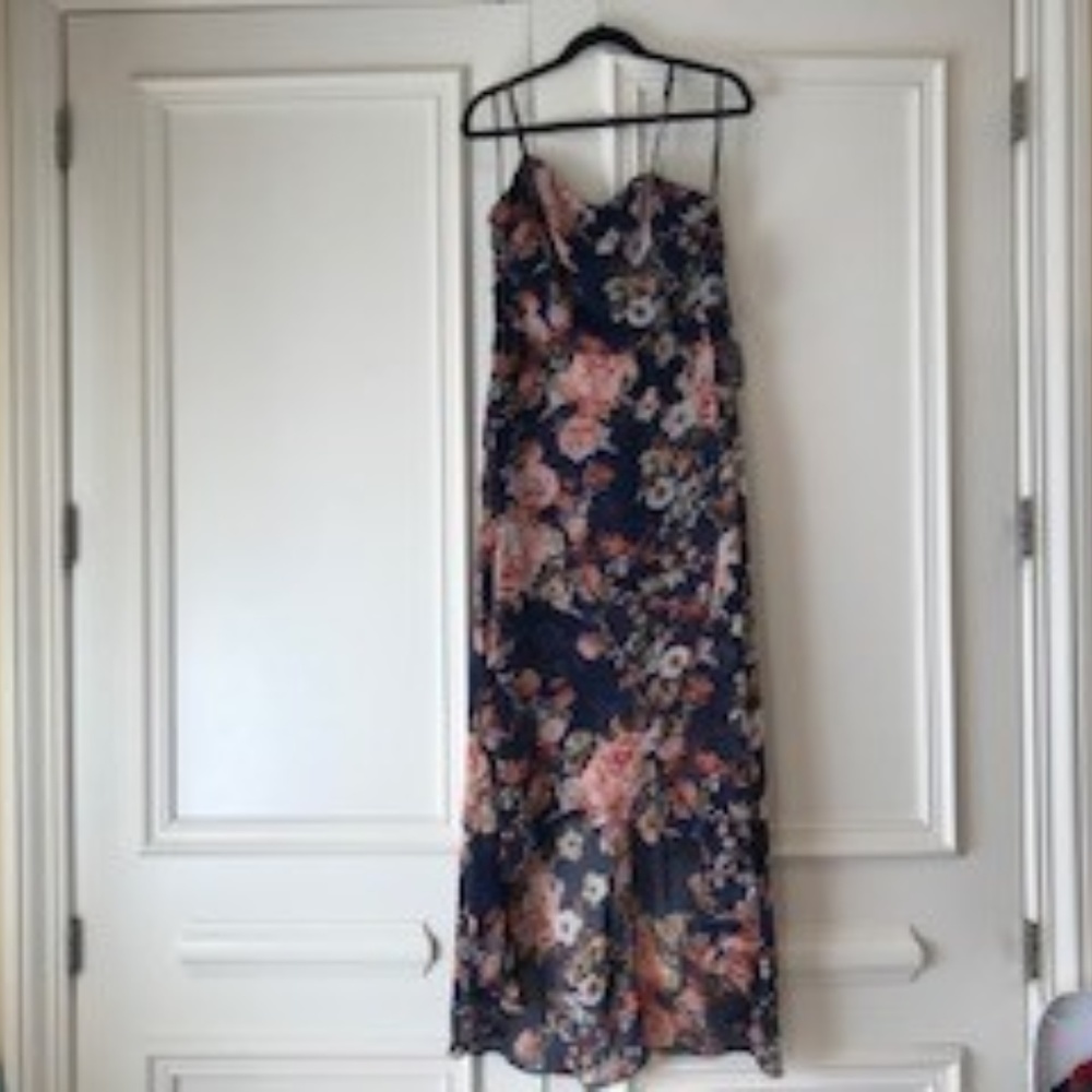 High Low Lulu's Reflection floral dress